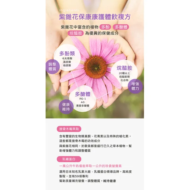 【悠活原力】花賜康-紫錐花保康康護體飲1盒(10入/盒)