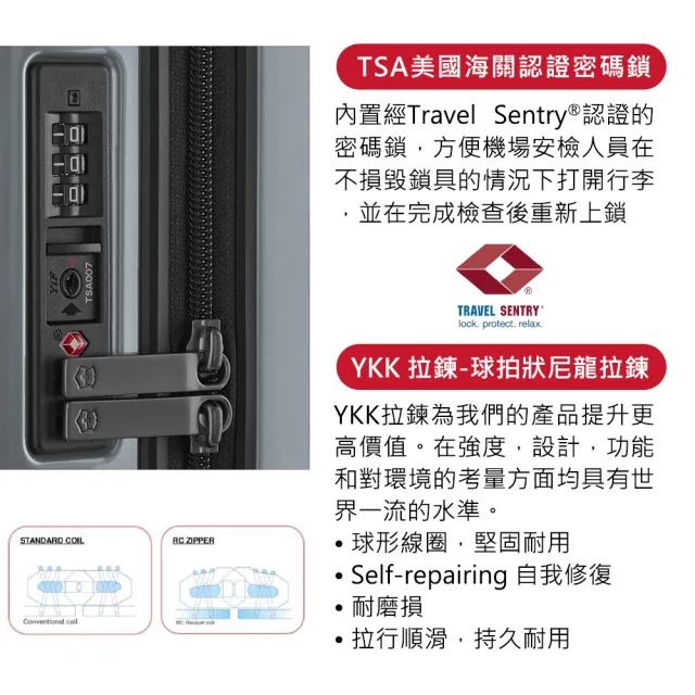 【VICTORINOX 瑞士維氏】Airox 26吋硬殼旅行箱(灰色)
