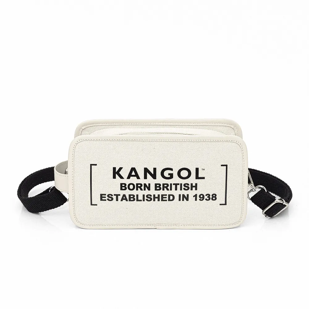 【KANGOL】KANGOL 男女 側背包 米白(雙11限定 1111 6225171001)