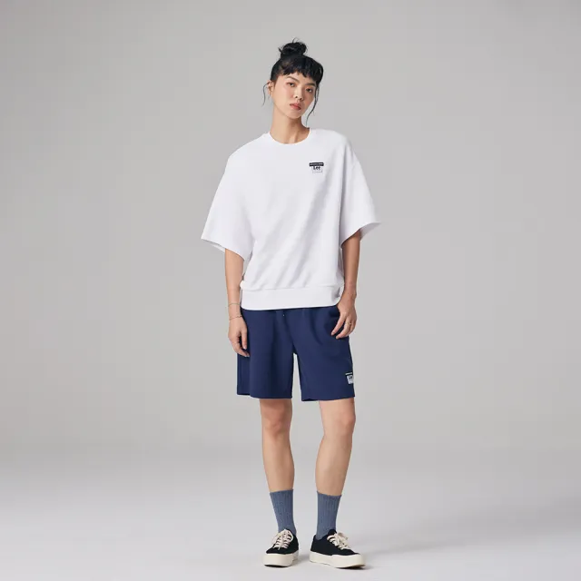 【Lee】男女同款 短袖厚T /  純色小LOGO 共2色 男女共版(LB302086742 / LB302086K14)
