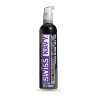 【SWISS NAVY】瑞士海軍 感官喚醒歡愉享樂 頂級水性潤滑液 AROUSAL LUBE 2oz 1入(威而柔 潤滑液 KY LUBE)