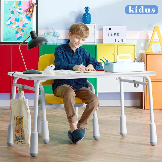kiduskidus 100公分桌面升降書桌 HS010BW(書桌 成長書桌 升降桌 兒童桌)