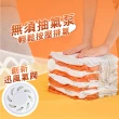 【太力】2入組中號立體免抽氣真空立體壓縮袋收納袋可重覆使用(50x70x30cm 衣服收納袋 棉被壓縮袋)