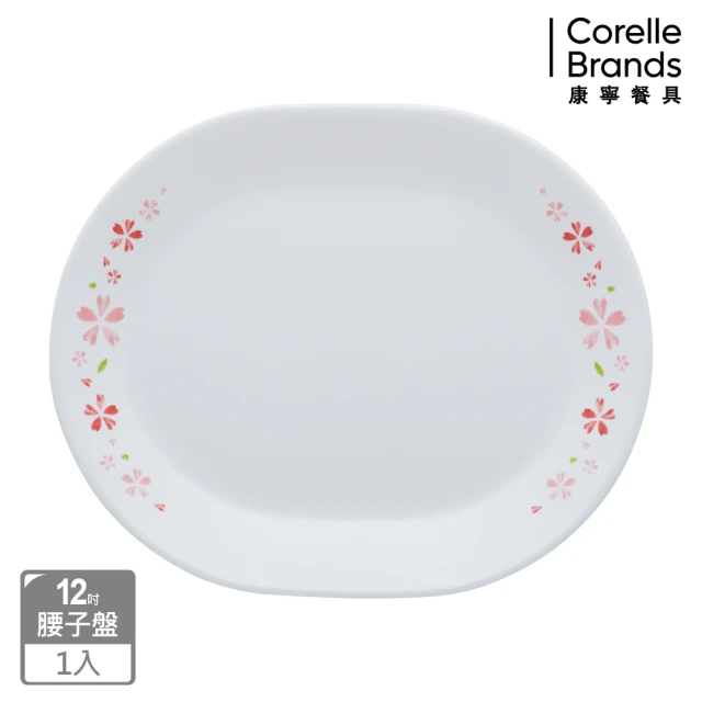 CORELLE 康寧餐具 櫻之舞12吋腰子盤(611)