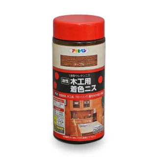 【日本Asahipen】油性木器著色清漆 300ML 共八色(木頭漆 木器漆 護木漆 噴漆 油漆 透明漆 亮光漆)