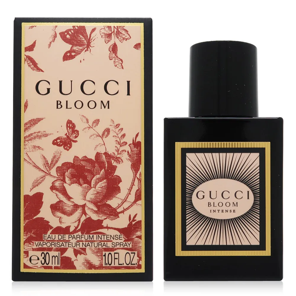 【GUCCI 古馳】Bloom Intense 花悅魅意濃郁淡香精 EDP 30ml(平行輸入)