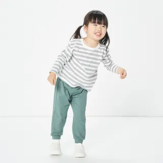 【MUJI 無印良品】幼兒棉混聚酯纖維高腰彈性休閒褲(共5色)