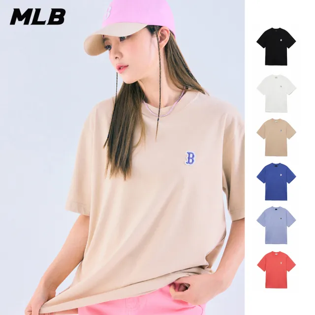 【MLB】短袖T恤 大聯盟LOGO 素T(3ATSB0233_多色任選)