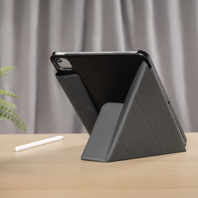【SwitchEasy 魚骨牌】iPad Pro 12.9吋 Origami 多角度支架保護套(皮革內襯 耐髒防滑)