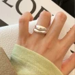 【KT DADA】女戒指 純銀戒指 法式戒指 金戒指 銀戒指 中性戒指 開口戒指 胖戒 不規則戒指 極簡戒指
