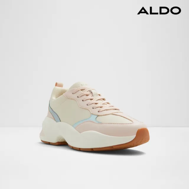 【ALDO】DILA-經典撞色老爹鞋-女鞋(白粉色)