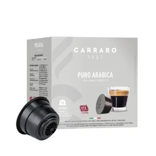 【CARRARO】阿拉比卡 Puro Arabica 咖啡膠囊(16顆/盒 雀巢 Dolce Gusto 咖啡機專用)