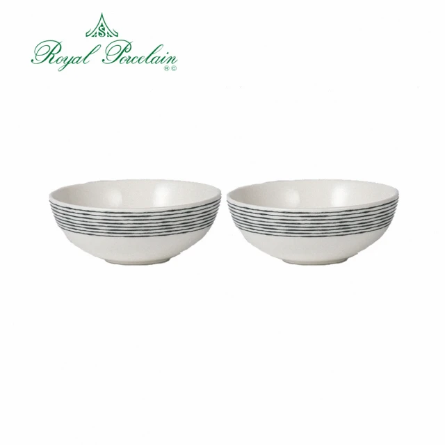 Royal Porcelain泰國皇家專業瓷器 MONO 15cm麥片碗2入組(泰國皇室御用品牌)