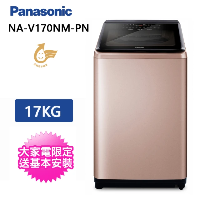 Panasonic 國際牌 17公斤直立式溫水洗衣機(NA-