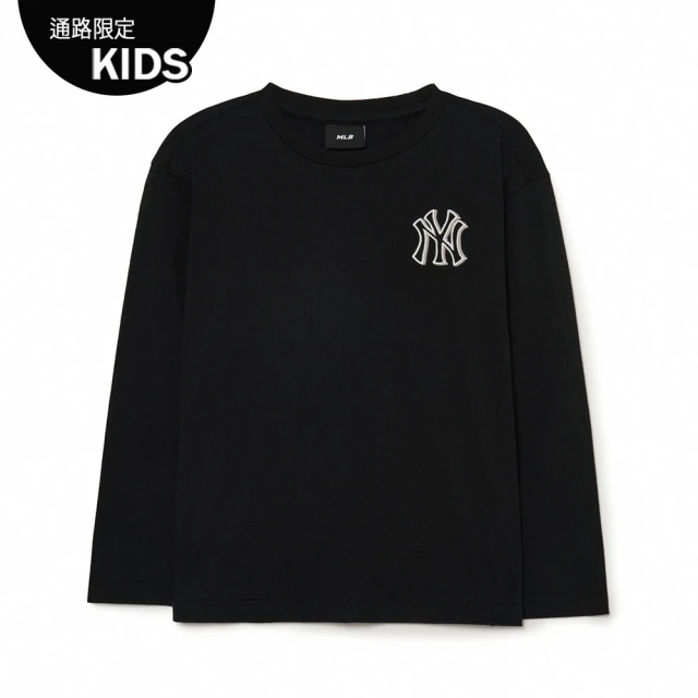 MLB 童裝 條紋長袖T恤 紐約洋基隊(7ATSB0134-