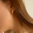 【CReAM】Fay黃銅鍍18K金色銀色 圓圈不規則女耳環(新年 過年 送禮 禮物)