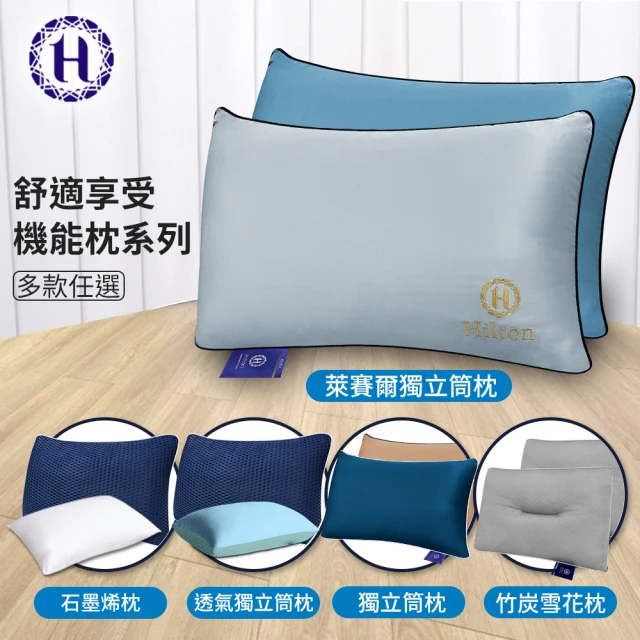 HOYACASA 3D可調節型透氣天絲獨立筒枕(一入)好評推