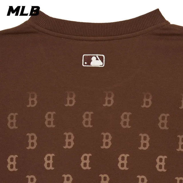 【MLB】長袖大學T MONOGRAM系列 波士頓紅襪隊(3AMTM1334-43BRD)