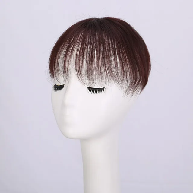 【米蘭精品】極速出貨  真髮女髮片短假髮透氣假髮片輕量免打理隱形增髮量假髮接髮(9*9cm2色74fr9)