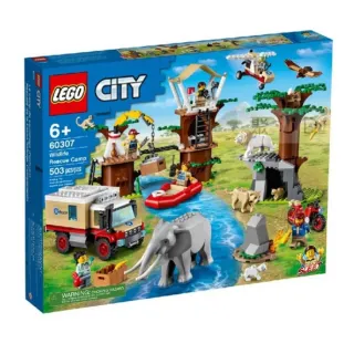 【LEGO 樂高】City 城市系列 - 野生動物救援營(60307)