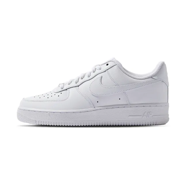 【NIKE 耐吉】Air Force 107 男鞋 白色 經典 簡約 皮革 休閒鞋 CW2288-111