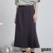 【gozo】側百褶鬆緊圓裙(兩色)