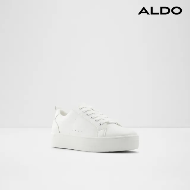 【ALDO】MEADOW-經典潮流潔白小白鞋-女鞋(白色)