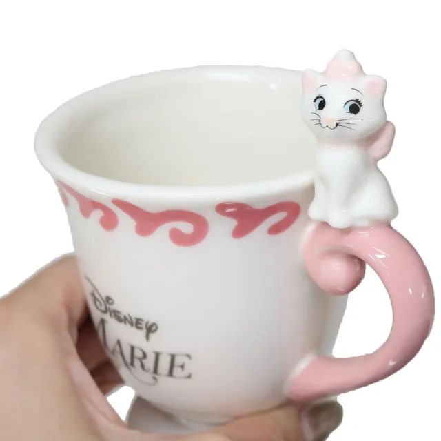 【sunart】迪士尼 貓兒歷險記 杯緣子陶瓷馬克杯 瑪莉貓(餐具雜貨)