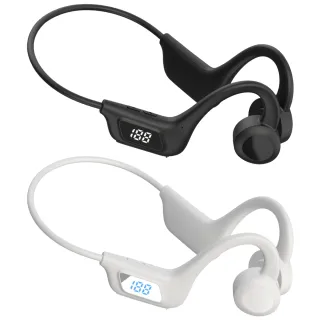 【IS】CB-U9 掛耳式骨傳導數顯屏藍芽無線運動耳機