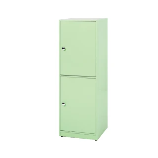 【·Fly· 飛迅家俱】2門綠色塑鋼置物櫃深31cm