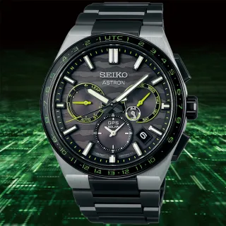 【SEIKO 精工】ASTRON GPS衛星對時 鈦金屬 太陽能腕錶 新年禮物(SSH139J1/5X53-0CE0G)
