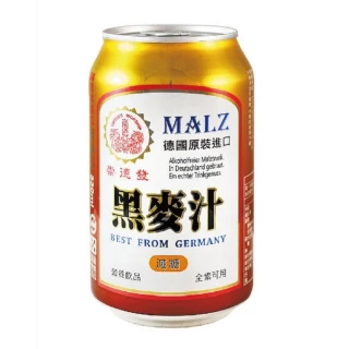 【崇德發】減糖黑麥汁330ml(2箱48罐)