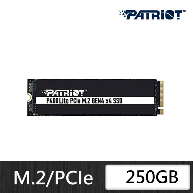 【PATRiOT 博帝】P400 Lite M.2 2280 PCIe Gen4x4 250GB SSD固態硬碟