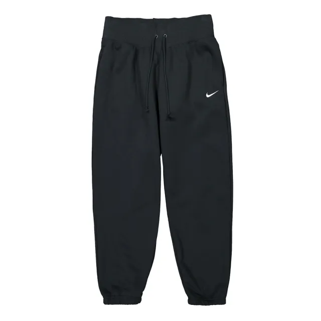 【NIKE 耐吉】NSW PHNX FLC HR OS PANT 女款 休閒 運動 針織長褲 黑色(DQ5888010)