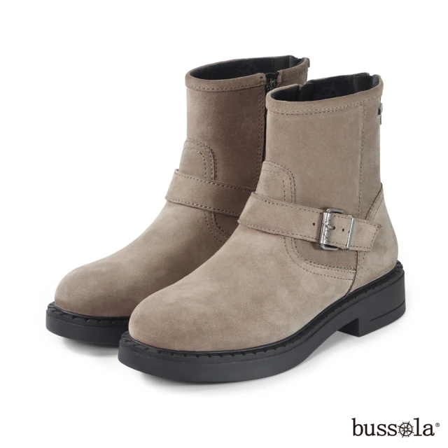 bussola Corvara 簡約率性油亮皮輕盈厚底樂福鞋