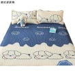 【DaoDi】床包式冰絲乳膠涼蓆含枕套組(尺寸雙人-冰絲床包 乳膠床包)