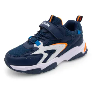 【G.P】拼貼風兒童休閒鞋P0661B-藍色(SIZE:32-37 共三色)