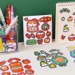 【芬菲文創】聖誕主題可愛裝飾貼紙 學生小獎品手賬貼紙(16張)