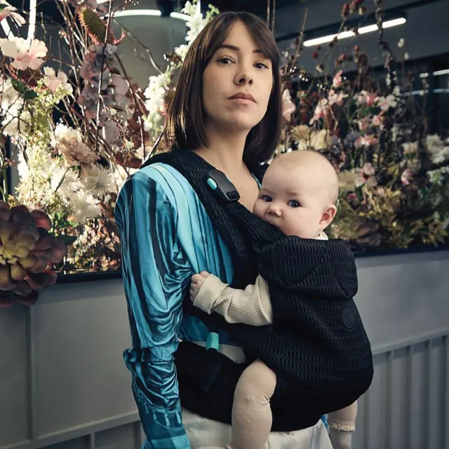 【Najell】Rise 瑞典嬰兒揹巾 磁扣設計超方便(新生兒可用 單人輕鬆穿戴)