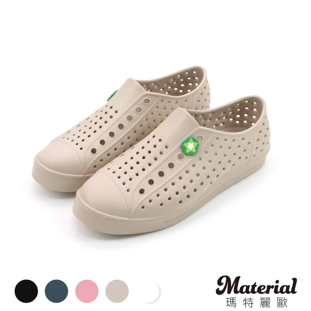 【Material瑪特麗歐】女鞋 懶人鞋 輕羽量防水洞洞鞋 T022AB 女款(懶人鞋)