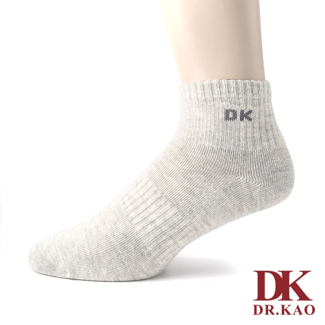 DK 高博士 抗菌足弓短襪 A0108-67 米灰