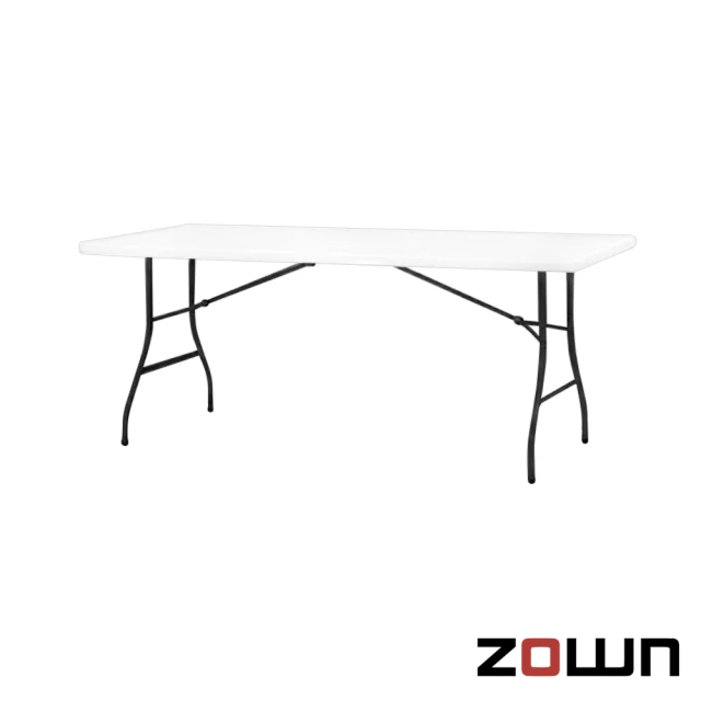 ZOWN Oskar 180cm折疊桌 白x1入(180x7