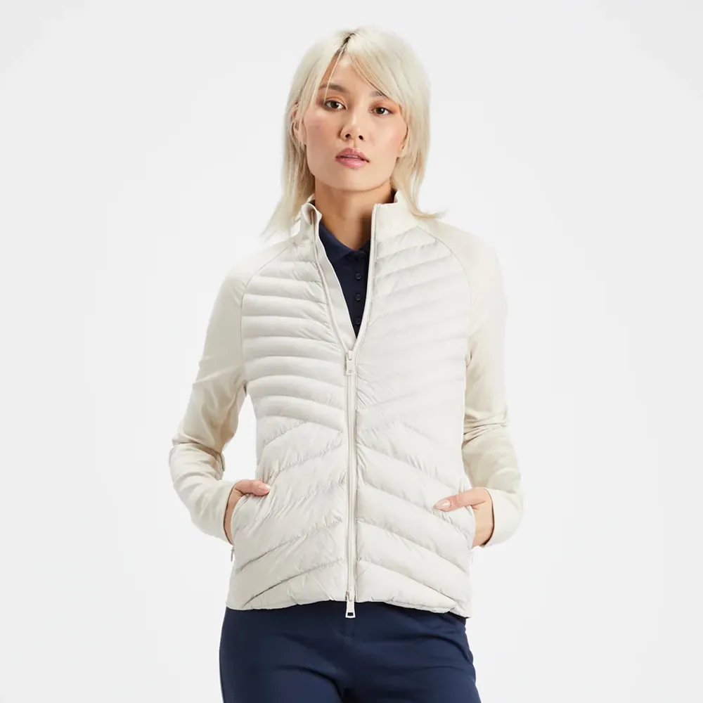 【G/FORE】女士 女式卡羅爾混合夾克 CARROLL HYBRID JACKET 白色(G4LS22O16-STN)