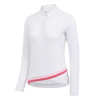 【HONMA 本間高爾夫】女款運動防曬POLO衫 秋冬款 日本高爾夫專業品牌(XS-L 白色、淺藍 HWJQ705R906)