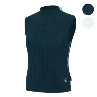 【HONMA 本間高爾夫】女款防曬針織抗紫外線背心 秋冬款(XS-L  白色、墨綠任選HWJQ323R915)