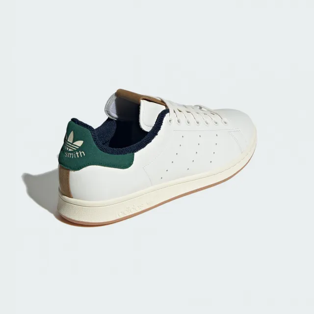 adidas 愛迪達】休閒鞋男鞋運動鞋三葉草STAN SMITH 白綠ID2030 - momo