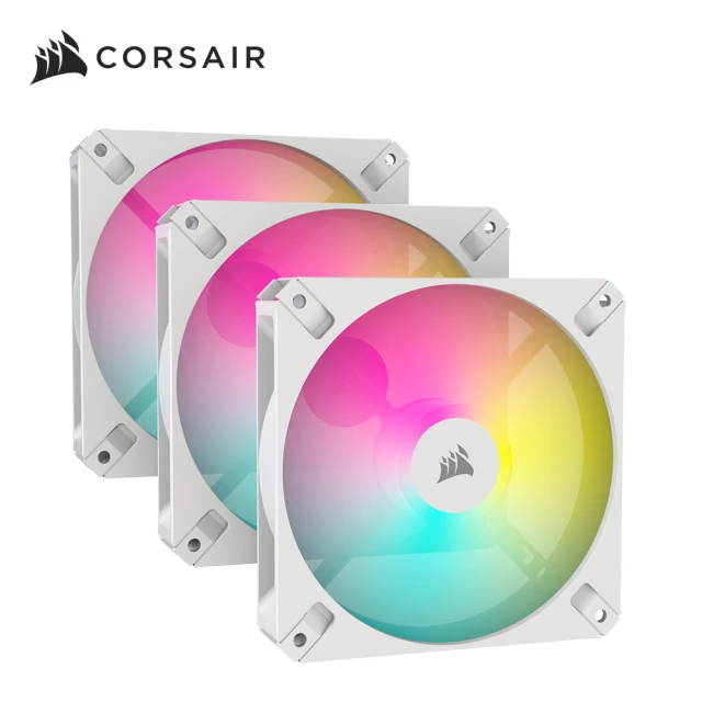 CORSAIR 海盜船 AR120 ARGB白風扇X3