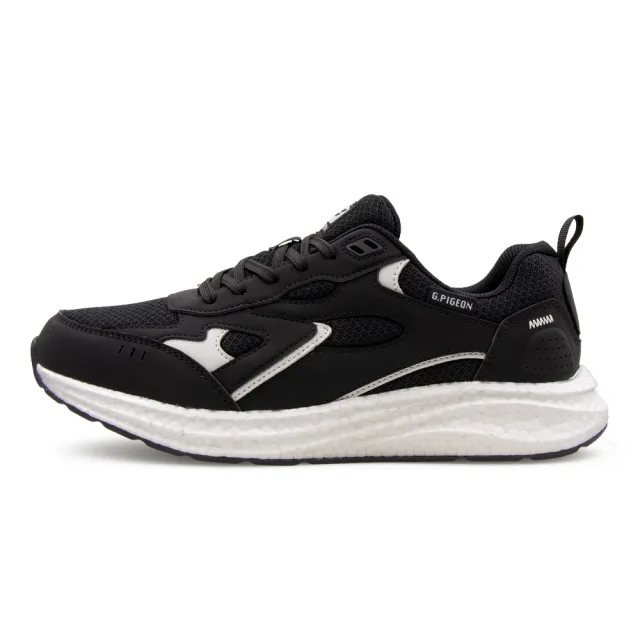 【G.P】男款爆米花輕彈跑鞋P1336M-黑色(SIZE:39-44 共二色)