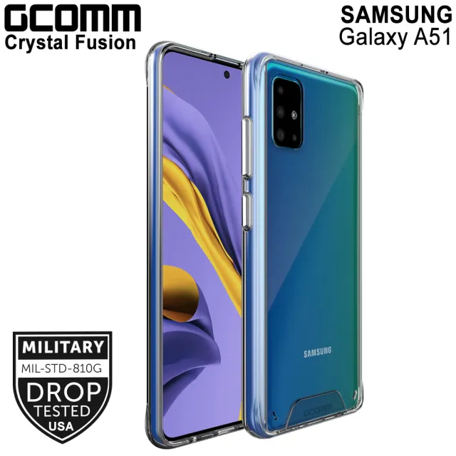 【GCOMM】Galaxy A51 晶透軍規防摔殼 Crystal Fusion(Galaxy A51)