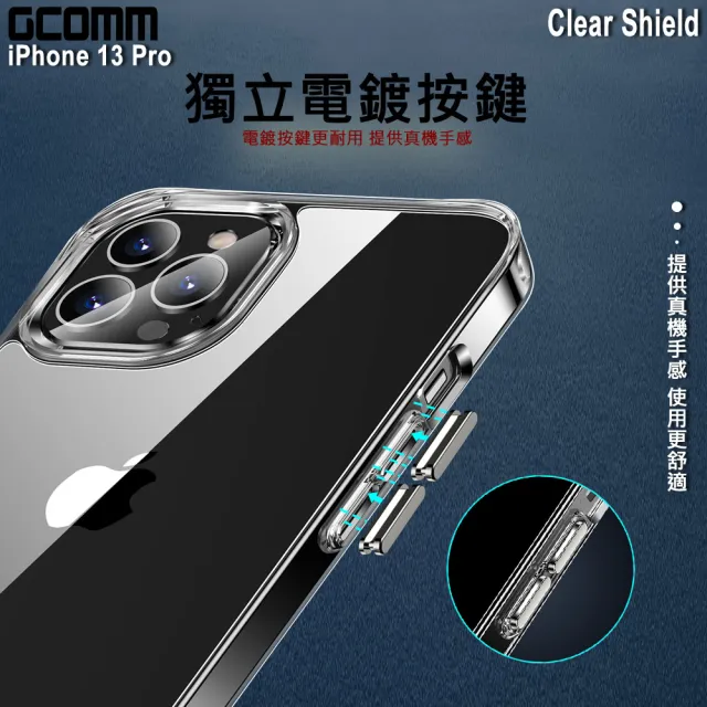 【GCOMM】iPhone 13 Pro 6.1吋 晶透厚盾抗摔殼 Clear Shield(晶透厚盾抗摔)